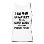 Tallawah Sinkle Bible Fitted Tank (Back and Front) - white