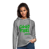 Good Vibes ONLY Tallawah Hoodie - heather gray