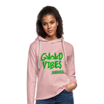 Good Vibes ONLY Tallawah Hoodie - cream heather pink