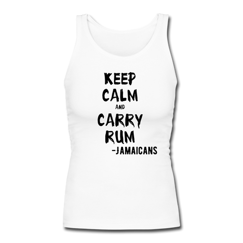 Keep Calm and Carry RUM!  Jamaican Rum of Course.... - white