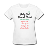 Yuh Ah Oxtail...introducing The Nicole Affirmations T-shirt - white