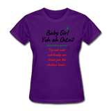 Yuh Ah Oxtail...introducing The Nicole Affirmations T-shirt - purple