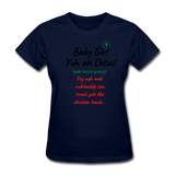 Yuh Ah Oxtail...introducing The Nicole Affirmations T-shirt - navy